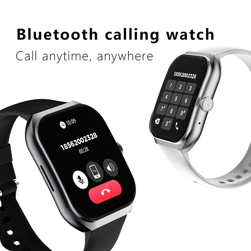 Smartwatch impermeável para Android e iOS, UHD Bluetooth Calling Watch, 220mAh capacidade da bateria